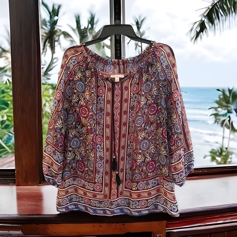 FREE Dress Barn printed Blouse